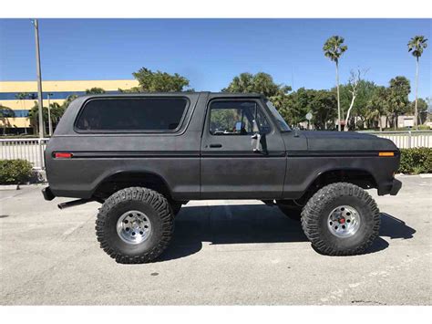 Find 10 used 1979 Ford Bronco as low as 32,900 on Carsforsale. . 1979 ford bronco for sale craigslist florida
